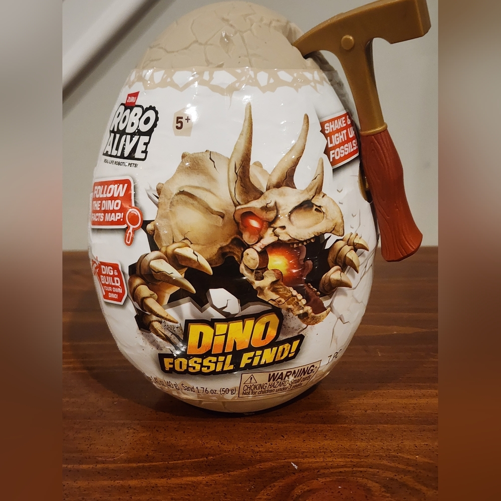 Zuru Robo Alive MINI Dino Fossil Find Egg